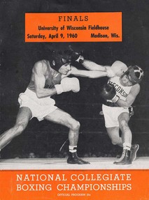 The fateful fight took place on Easter Weekend, 1960. Mohr matched up against Stu Bartell of San Jose State. Photo Courtesy UW-Madison Archives