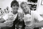 Uw-Madison Students Serving Babcock Ice Cream