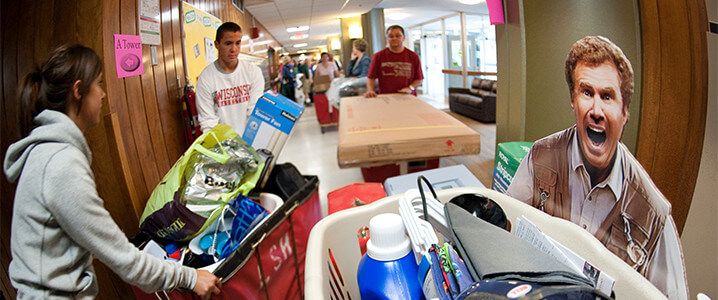 Will Farrell move in day picture