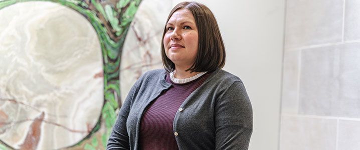 Photo of Professor Kasey Keeler '05.