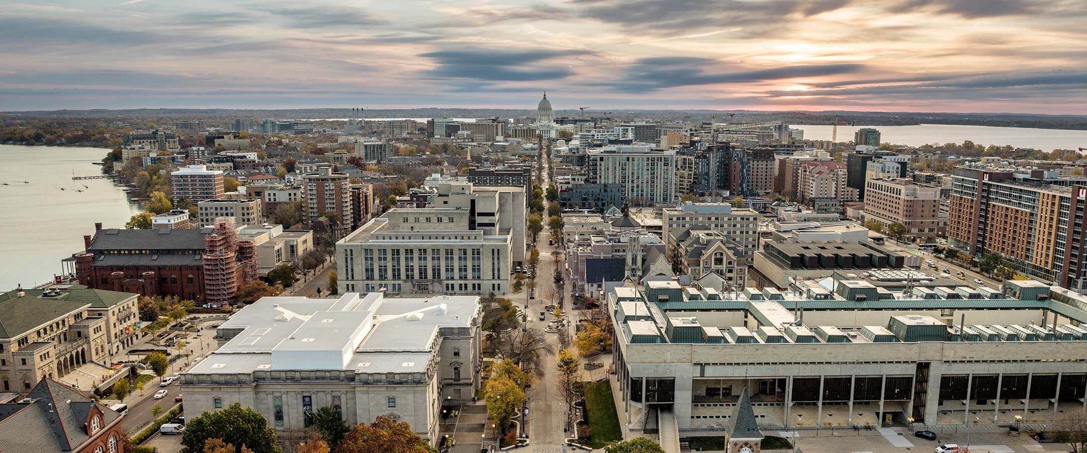 Madison capitol building. Photo by Althea Dotzour, UW–Madison.