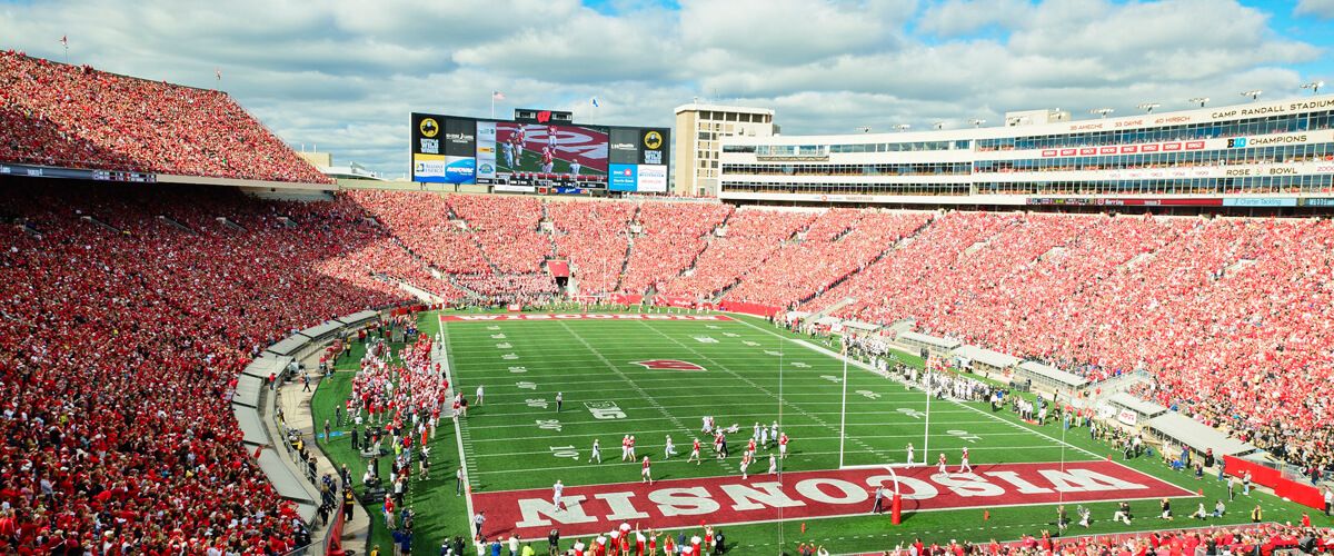 Camp Randall on a football game day