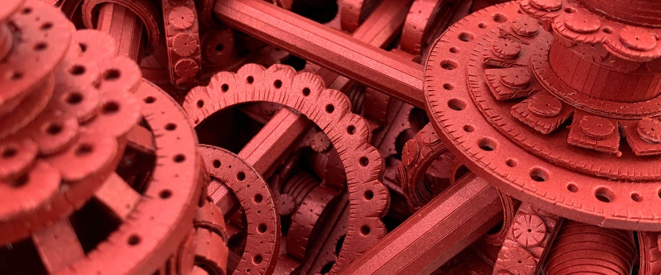 Gears made from paper