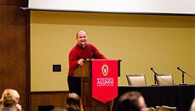 Chris Borland at Building Badger Leaders Conference