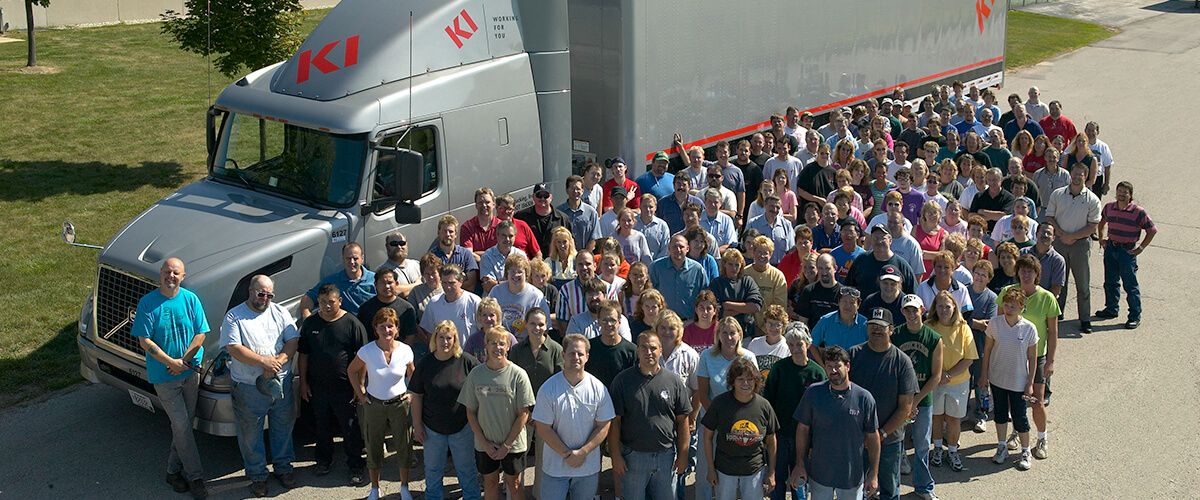 The workers at KI in Green Bay