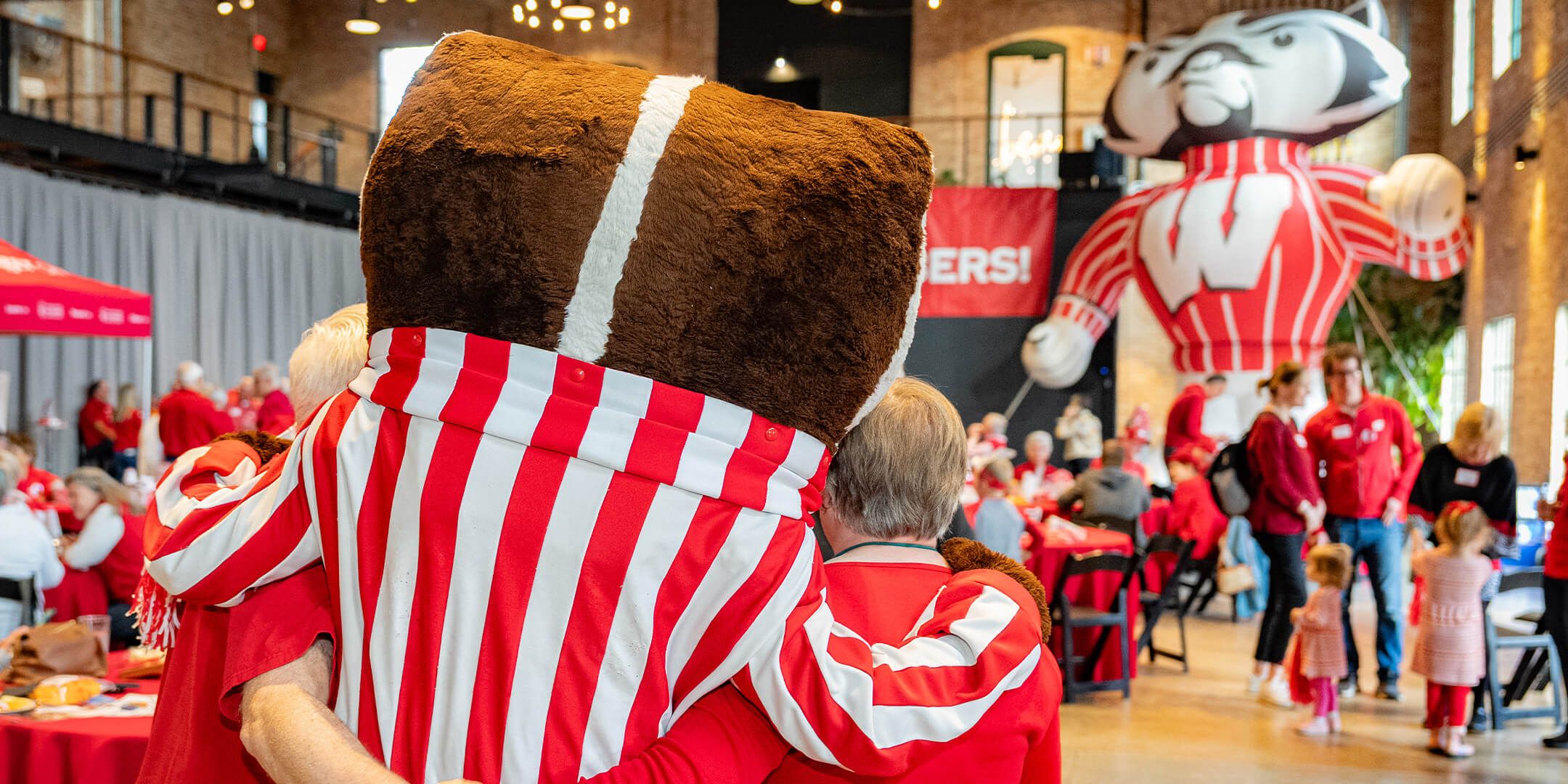 Bucky with WAA members