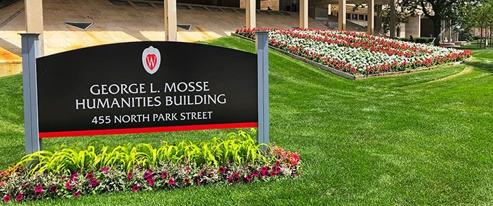 George L Mosse Humanities Building in Summer.