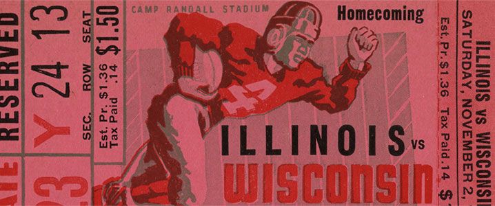 Football ticket 1940