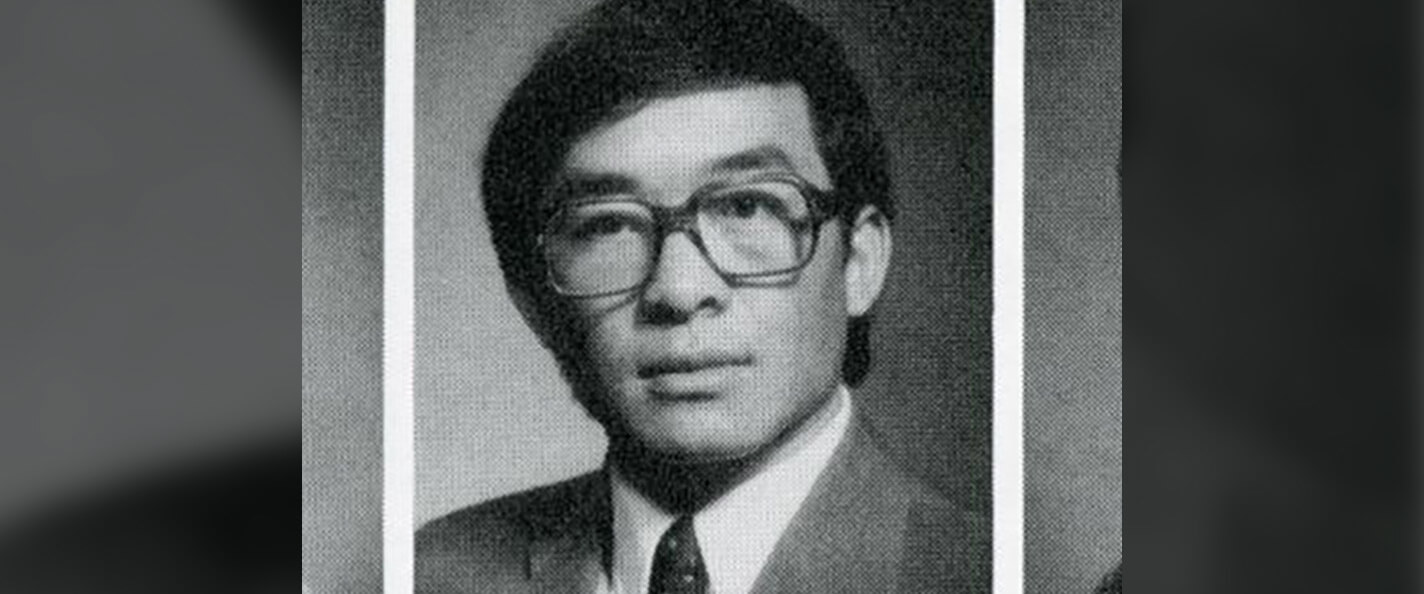 A clipping of Kue from the Badger yearbook.