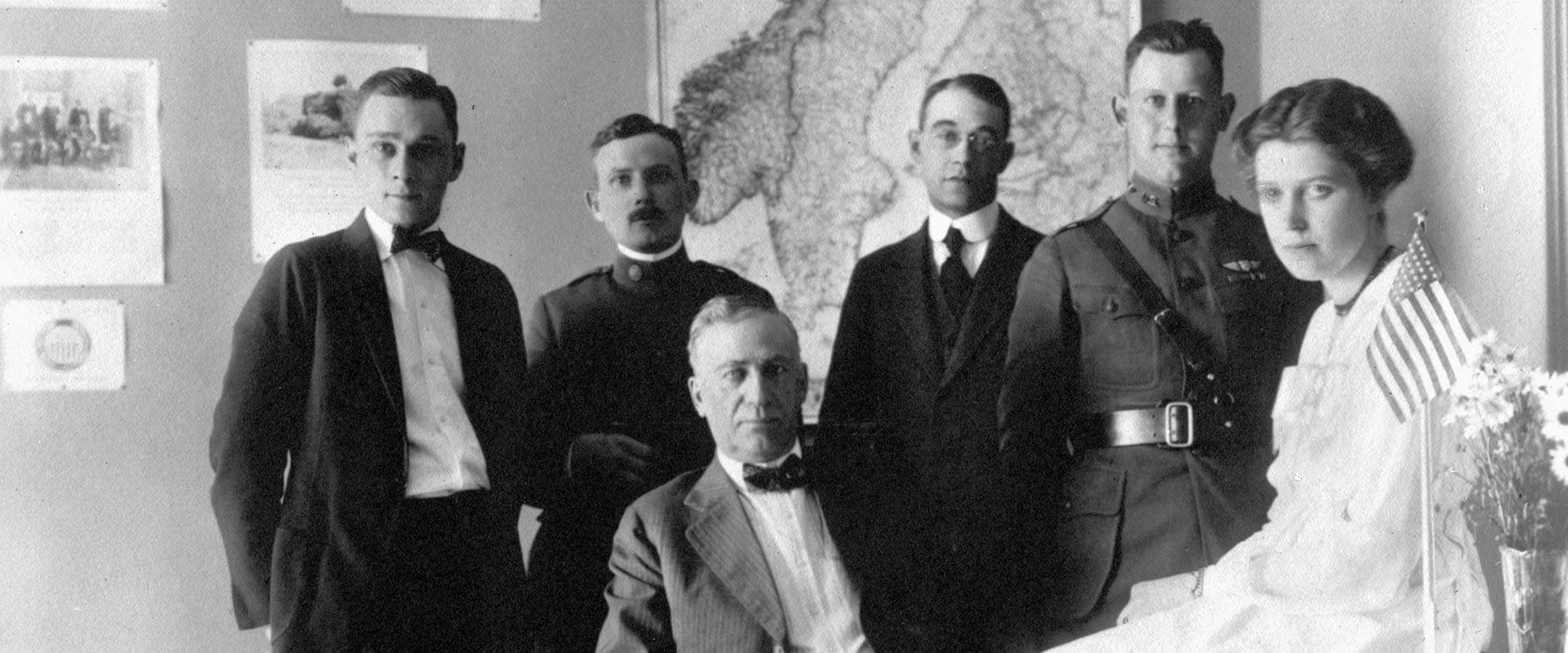Magnus Swenson pictured with others.