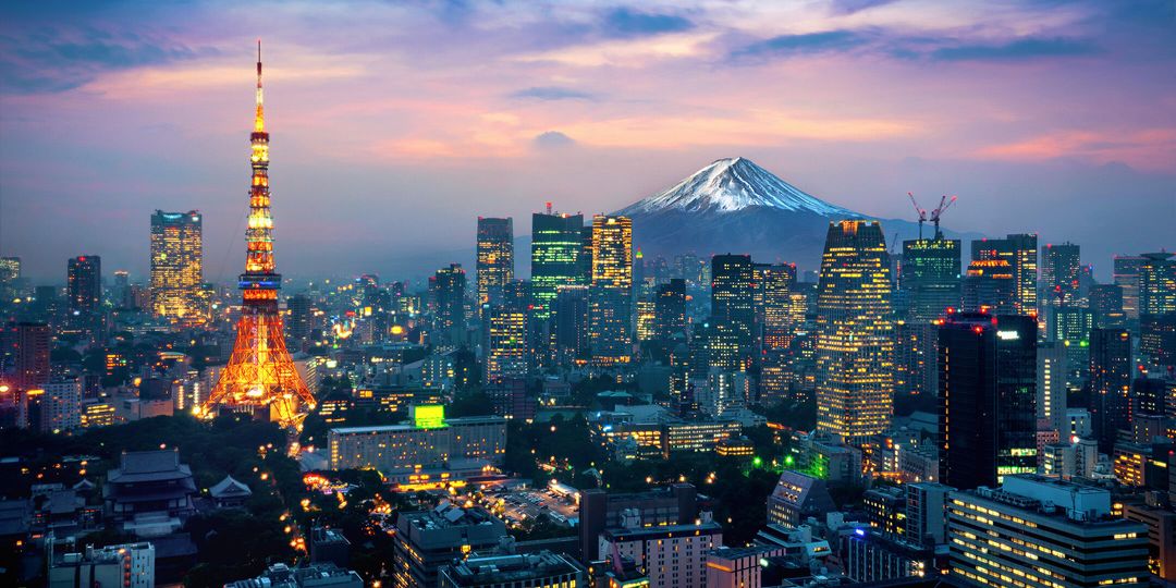 Aerial view of Kyoto