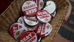 "Beat Auburn" buttons